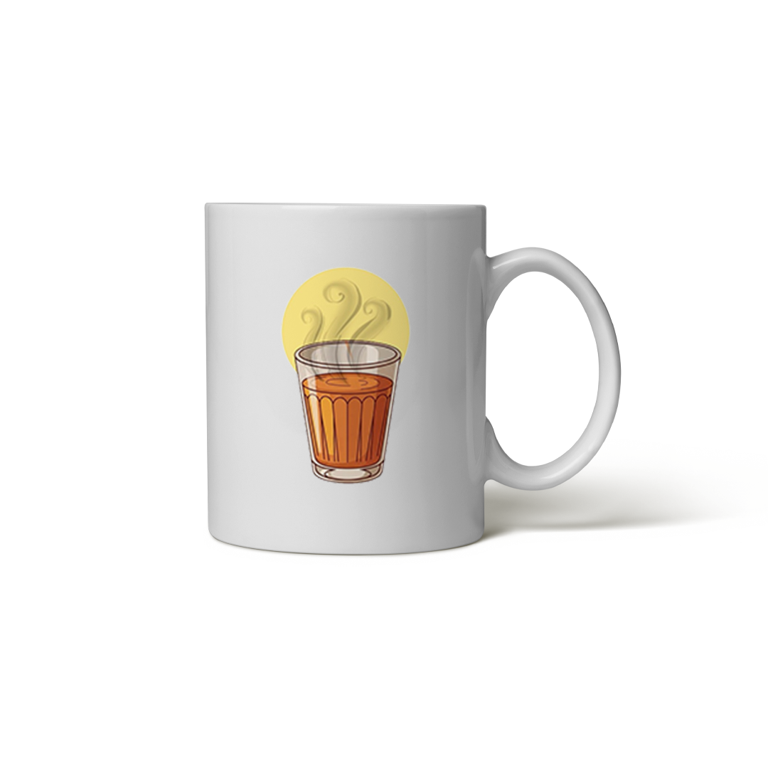 كوب شاي دافئ